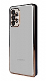 Samsung Galaxy A52s 5G Kamera Korumalı Bumper Siyah Silikon Kılıf
