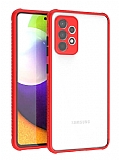 Samsung Galaxy A52s 5G Kamera Korumalı Kaff Kırmızı Kılıf