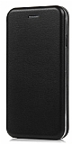 Samsung Galaxy A8 Plus 2018 Curve Manyetik Kapaklı Siyah Deri Kılıf