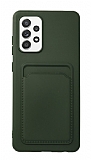 Samsung Galaxy A72 / A72 5G Kartlıklı Yeşil Kılıf