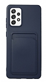 Samsung Galaxy A72 / A72 5G Kartlıklı Lacivert Kılıf