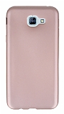 Samsung Galaxy A8 2016 Mat Rose Gold Silikon Kılıf