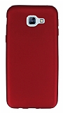 Samsung Galaxy A8 2016 Mat Kırmızı Silikon Kılıf