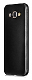 Samsung Galaxy A8 Mat Siyah Silikon Kılıf