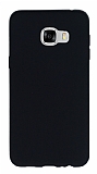 Samsung Galaxy C7 Mat Siyah Silikon Kılıf