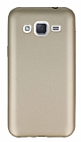 Samsung Galaxy J2 Mat Gold Silikon Kılıf