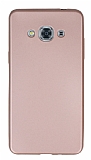 Samsung Galaxy J3 Pro Mat Rose Gold Silikon Kılıf