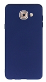 Samsung Galaxy J7 Max Mat Lacivert Silikon Kılıf