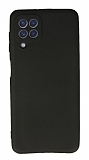 Samsung Galaxy M32 Kamera Korumalı Siyah Silikon Kılıf