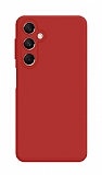 Samsung Galaxy M34 5G Kamera Korumalı Kırmızı Silikon Kılıf
