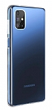 Samsung Galaxy M51 Ultra İnce Şeffaf Silikon Kılıf