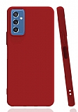 Samsung Galaxy M52 5G Kırmızı Silikon Kılıf