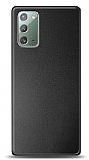 Samsung Galaxy Note 20 Metal Siyah Rubber Kılıf