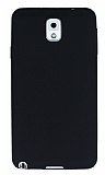 Samsung Galaxy Note 3 Mat Siyah Silikon Kılıf