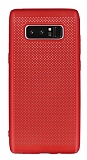 Samsung Galaxy Note 8 Delikli Mat Kırmızı Silikon Kılıf