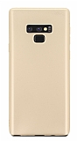 Samsung Galaxy Note 9 Mat Gold Silikon Kılıf