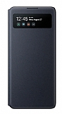 Samsung Galaxy S10 Lite Orjinal Pencereli S View Cover Siyah Kılıf