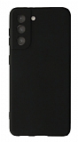 Samsung Galaxy S22 5G Kamera Korumal Siyah Silikon Klf