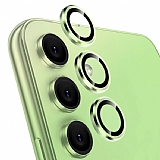 Samsung Galaxy S23 FE Metal Yeşil Kamera Lens Koruyucu