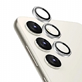 Samsung Galaxy S23 Silver Metal Kamera Lens Koruyucu