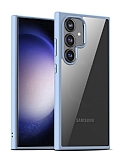 Samsung Galaxy S24 Plus Kenarl Mavi Rubber Klf