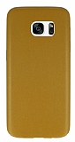 Samsung Galaxy S7 Kahverengi Deri Rubber Kılıf