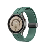Samsung Galaxy Watch 5 Koyu Yeşil Silikon Kordon (44mm)