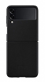 Samsung Galaxy Z Flip3 5G Orijinal Siyah Deri Kılıf