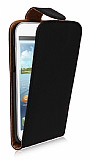 Samsung i8550 Galaxy Win Dik Kapaklı Siyah Deri Kılıf