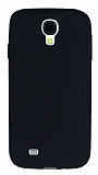 Samsung i9500 Galaxy S4 Mat Siyah Silikon Kılıf