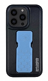 Santa Barbara Parker Polo Racquet Club iPhone 13 Pro Max Standlı Mavi Kılıf