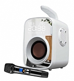 Soaiy SH25 Mikrofonlu Bluetooth Speaker Beyaz Hoparlör