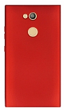 Sony Xperia L2 Mat Kırmızı Silikon Kılıf