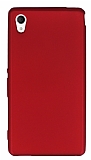 Sony Xperia M4 Aqua Mat Bordo Silikon Kılıf