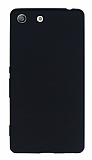 Sony Xperia M5 Mat Siyah Silikon Kılıf