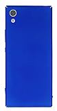 Sony Xperia XA1 Tam Kenar Koruma Lacivert Rubber Kılıf