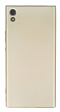 Sony Xperia XA1 Ultra Mat Gold Silikon Kılıf