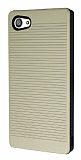 Sony Xperia Z5 Compact Silikon Kenarlı Gold Kılıf
