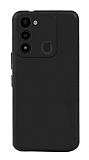 Tecno Spark 8C Kamera Korumalı Siyah Silikon Kılıf