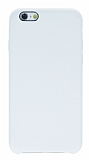 Totu Design iPhone 6 Plus / 6S Plus Deri Beyaz Rubber Kılıf