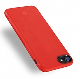 Totu Design Sofe Series iPhone 7 Plus / 8 Plus Kırmızı Silikon Kılıf