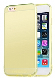 Totu Design iPhone 6 / 6S Soft Serisi Sarı Silikon Kılıf