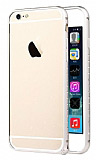 Totu Design iPhone 6 / 6S Dazzling Series Tal Bumper ereve Silver Klf
