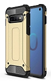 Tough Power Samsung Galaxy S10 Ultra Koruma Gold Kılıf