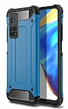 Tough Power Xiaomi Mi 10T Ultra Koruma Mavi Kılıf