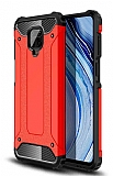 Tough Power Xiaomi Redmi Note 9S Ultra Koruma Kırmızı Kılıf