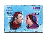 Turşu Suyu Ahşap Retro Poster