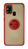 Union Ring Samsung Galaxy M31 Kamera Korumalı Kırmızı Kılıf
