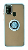 Union Ring Samsung Galaxy M31 Kamera Korumal Mavi Klf