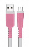 Micro USB Pembe Kablo Koruyucu